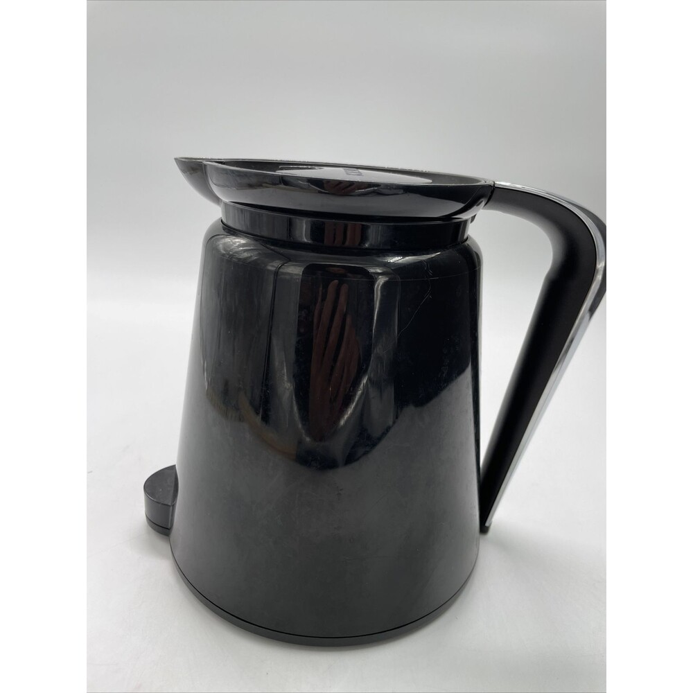Keurig 2.0 Black K-Carafe Pitcher & Lid Coffee Pot Replacement-Stainless Handle